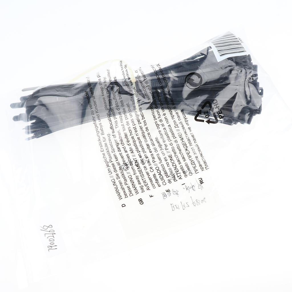 100 Pieces Adjustable Nylon Cable Ties Cord for Electrical Appliance 8mm