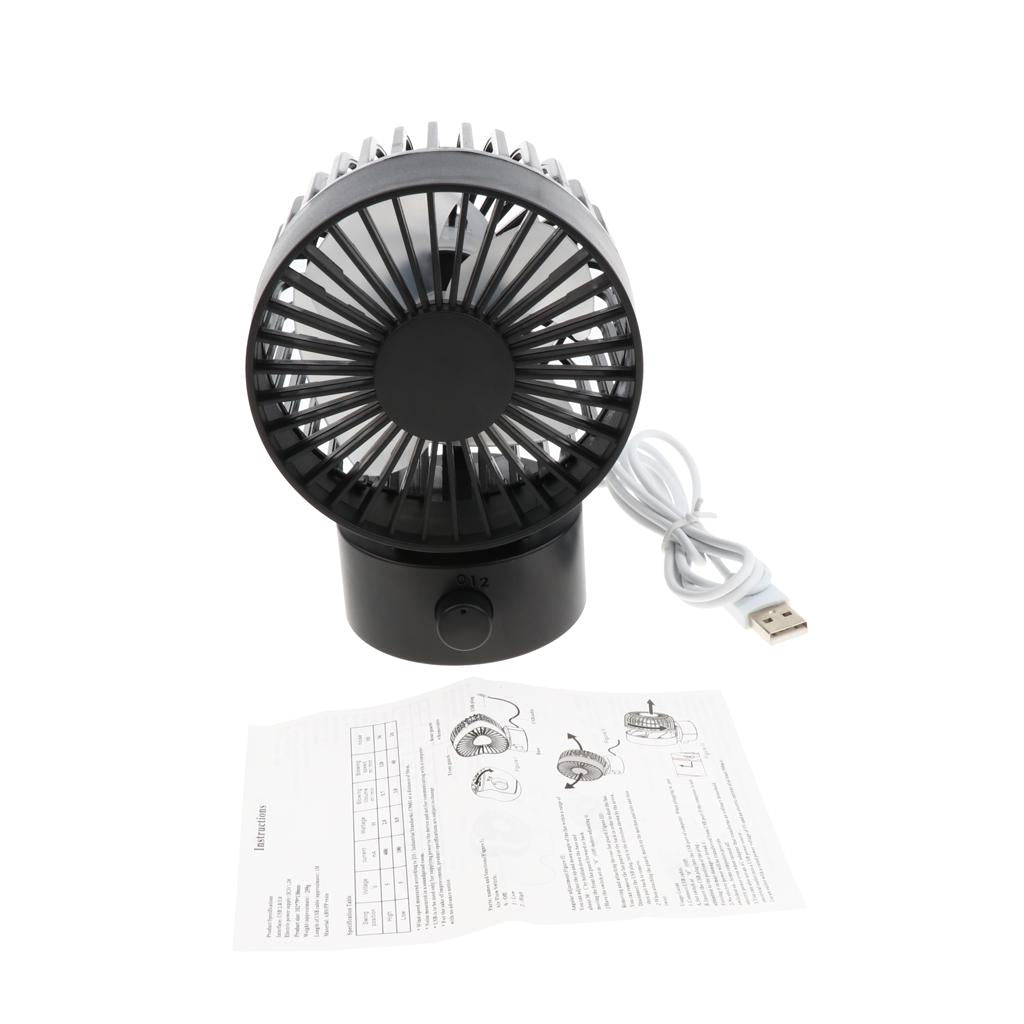 Mini Portable USB Handheld Fan Personal Fan Laptop Cooling Fans Black