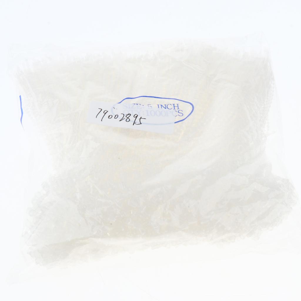 1000Pieces Hang Tag Fasteners Hook Tie PE String Clear 13cm