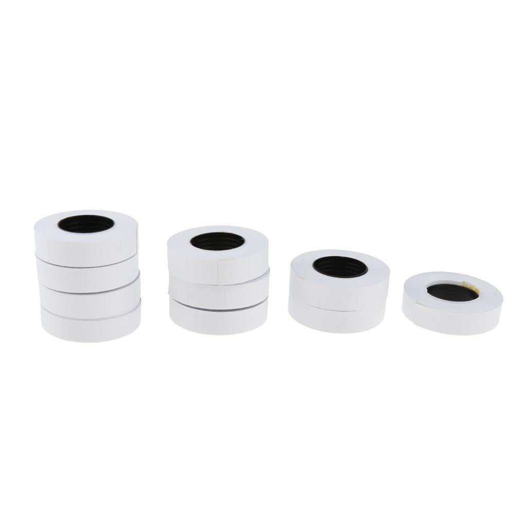 10 Rolls 5000pcs Price Labels Paper for 6600 Labeller