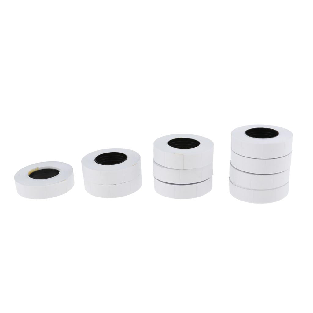 10 Rolls 5000pcs Price Labels Paper for 6600 Labeller
