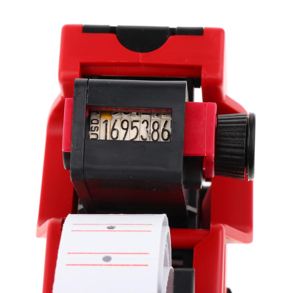 MX-5500 8 Digits Price Tag Gun Price Labeller for Multi-Currency 21*12mm Red