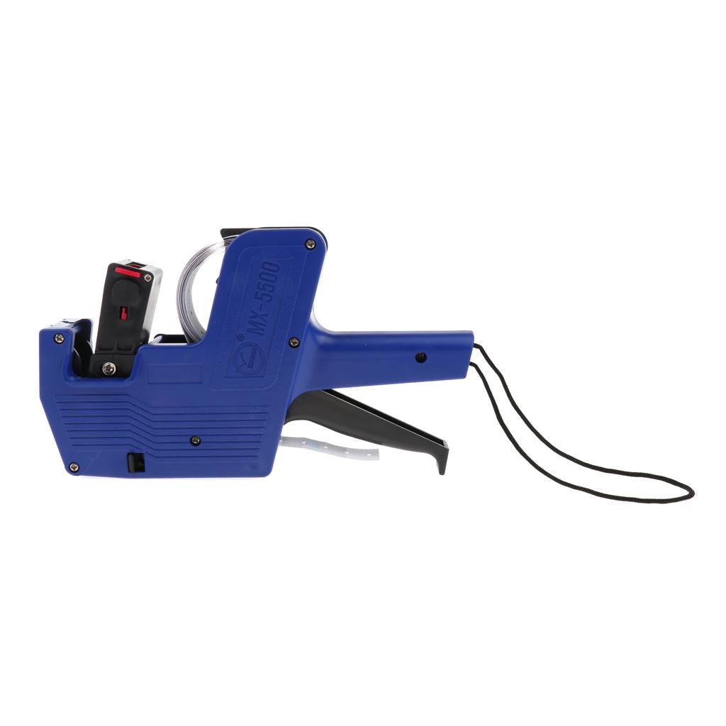 MX-5500, 8 Digits Price Tag Gun Price Labeller Multi-Currency 21*12mm Blue