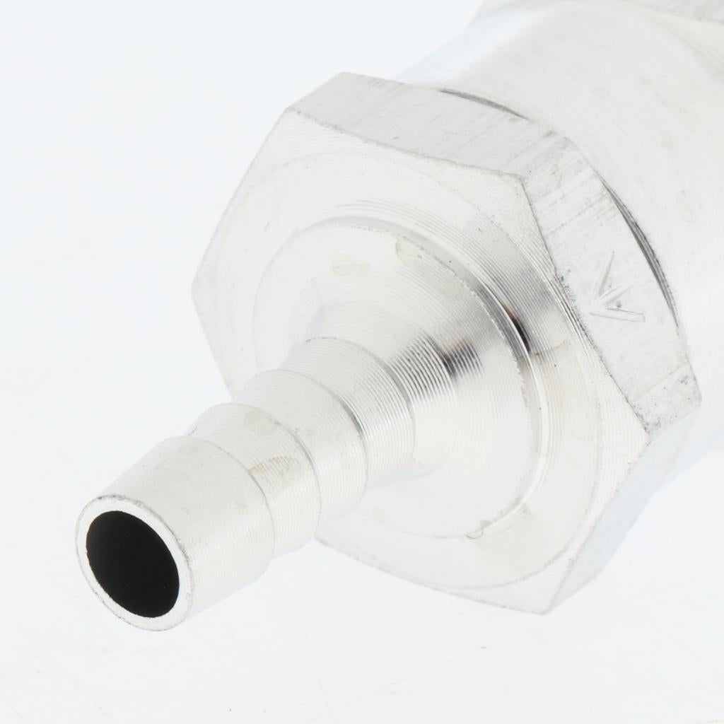 6mm/0.24inch Fuel Non Return One Way Check Valve Petrol Diesel Aluminium High Quality Material