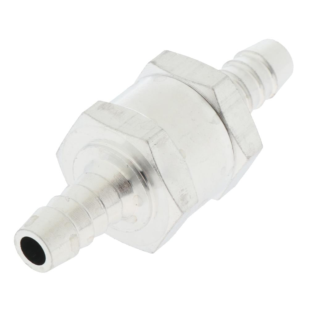 8mm/0.3inch Fuel Non Return One Way Check Valve Petrol Diesel Aluminium High Quality Material