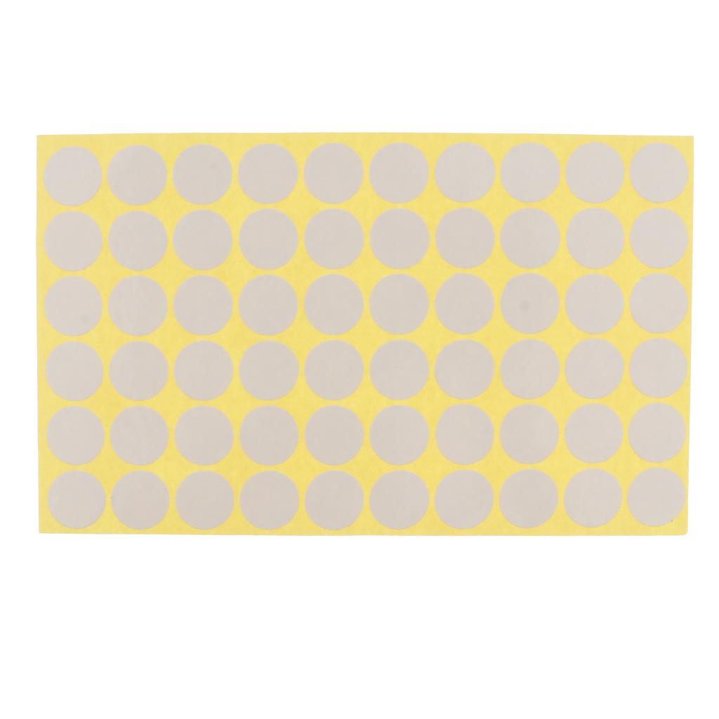 4200 Coloured Dot Stickers Round Spot Circles Dots Paper Labels White