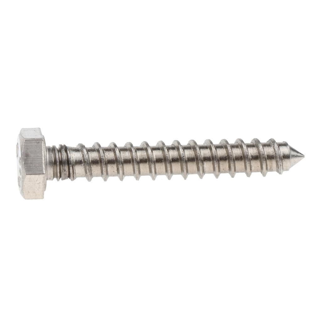 5 Pieces M6 Stainless Hexagon Hex Head Self Tapping Screws Hardware M6 x 40