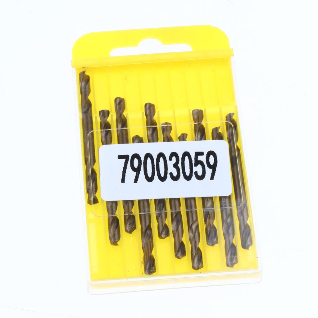 10pcs High Speed Steel HSS Drill  Twist Metal Drill Bit Double Ended 3.5mm