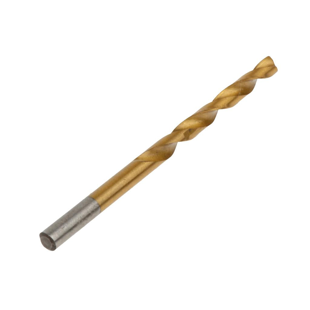 1.5mm - 6.5mm HSS Titanium Coated Straight Shank Twist Drill Bit Set  Gold