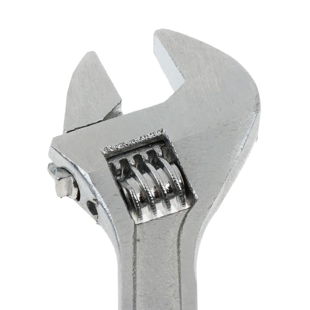 Stubby Thin Jaw Big Mouth Adjustable Wrench 1/4'' Ratcheting Socket Spanner