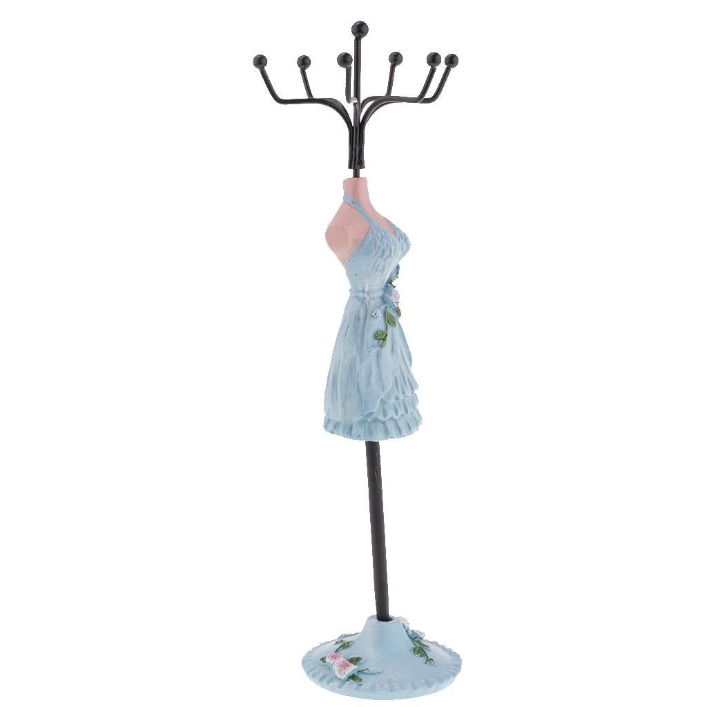 Jewelry Display Stand Rack Holder Shelf Resin Female Model Wedding Decor 14S