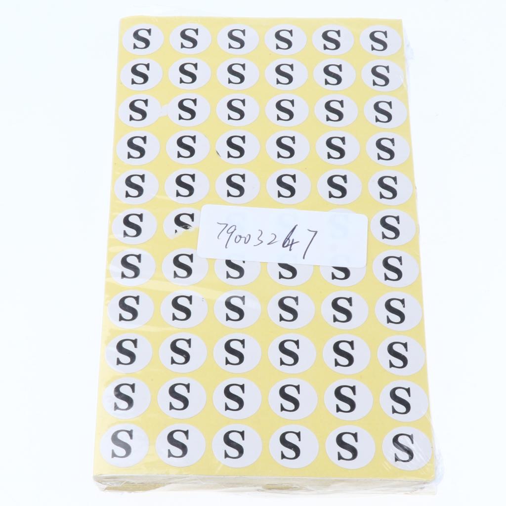 70Sheets Clothing Label Round Size Stickers Retail Apparel Label 14mm dia S