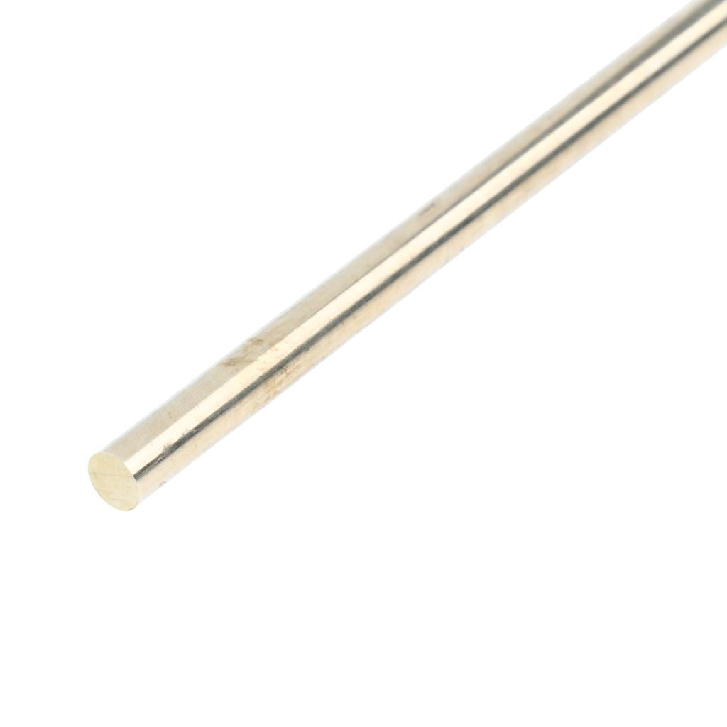 50cm x Brass Round Bar Rod Metric 4mm-8mm Cut Material 5mm