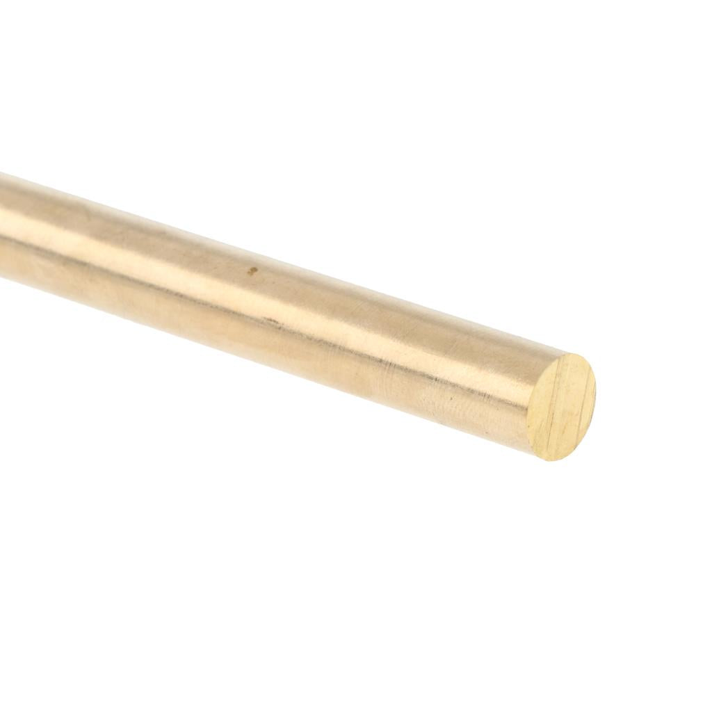 50cm x Brass Round Bar Rod Metric 4mm-8mm Cut Material 8mm