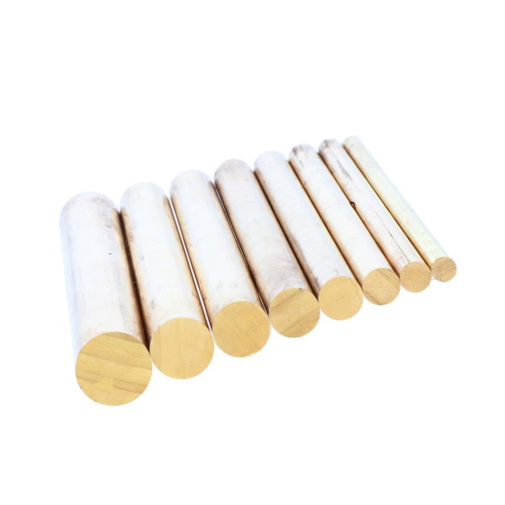 4" / Diameter 4mm Solid Brass Round Bar Rod, Lathe Bar Stock