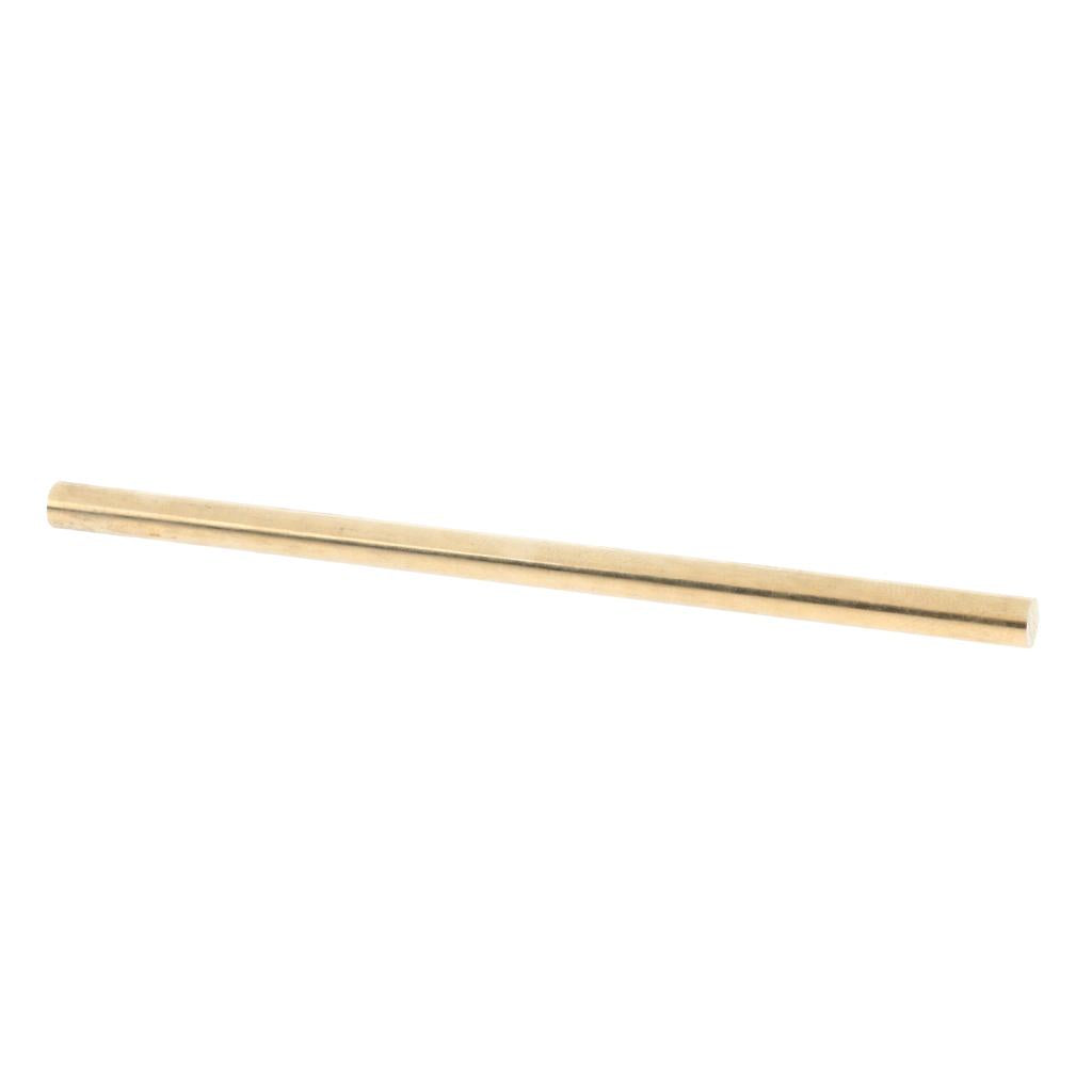 4" / Diameter 5mm Solid Brass Round Bar Rod, Lathe Bar Stock