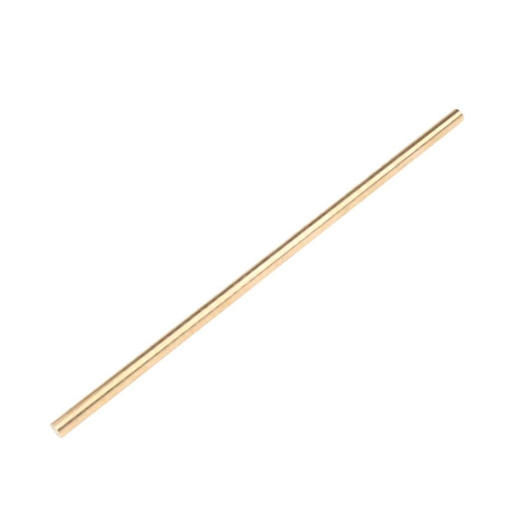 10" / Diameter 8mm Solid Brass Round Bar Rod, Lathe Bar Stock 