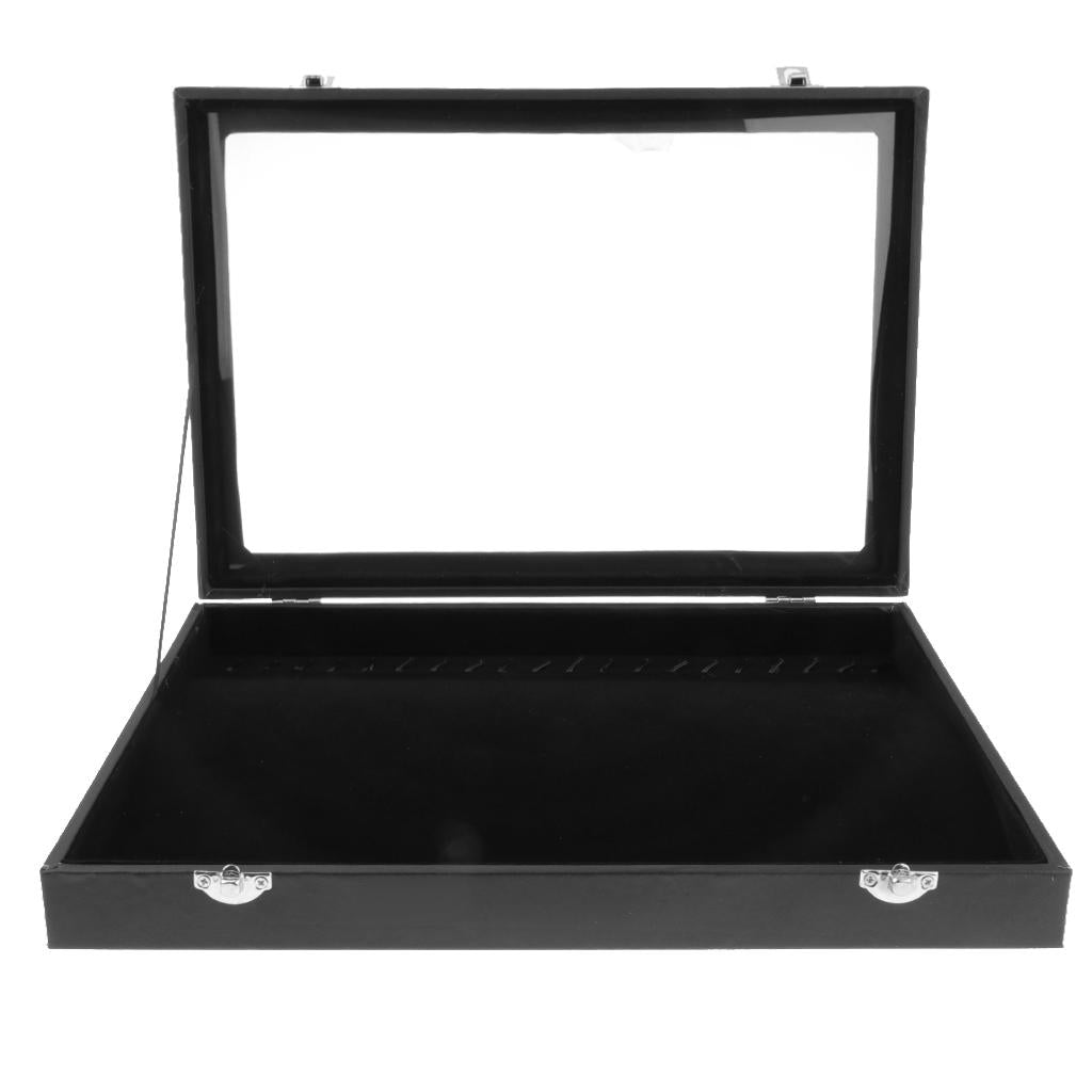 home Jewelry Display Organizer Decorative Holder Necklace Storage Box Black