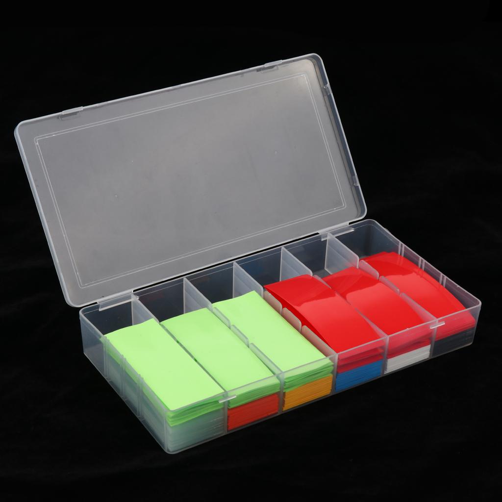 280Pcs PVC Heat Shrink Tubing Tube Wrap Kit Flat Multi-color