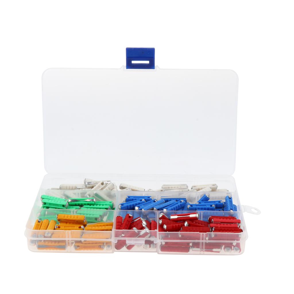 200pcs Auto Blade Fuse Assortment Set Car Electrical Fuses Truck