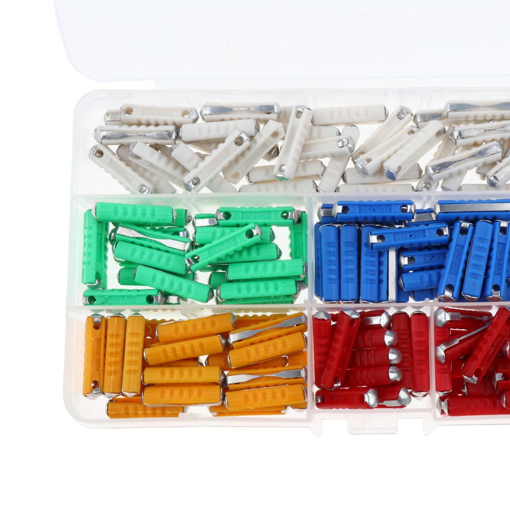 200pcs Auto Blade Fuse Assortment Set Car Electrical Fuses Truck