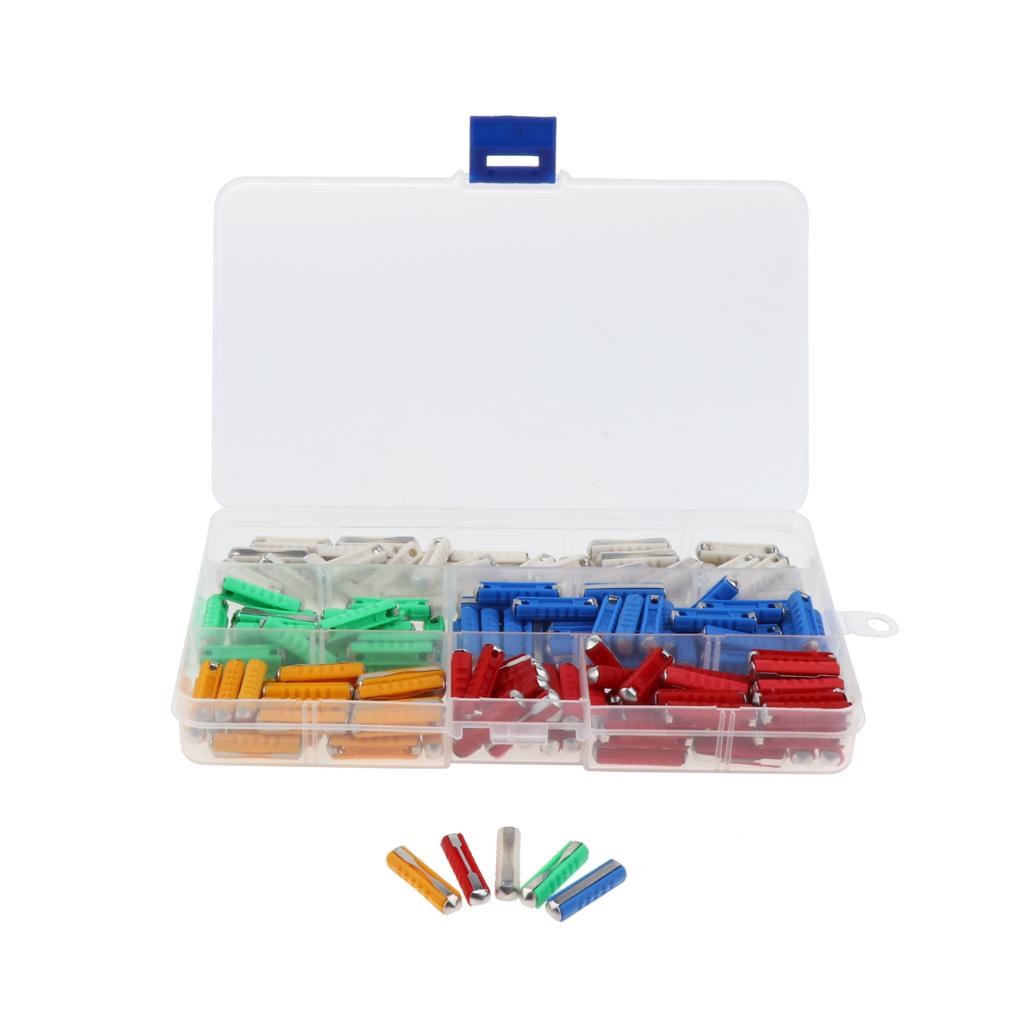 200pcs Auto Blade Fuse Assortment Set Car Electrical Fuses Truck