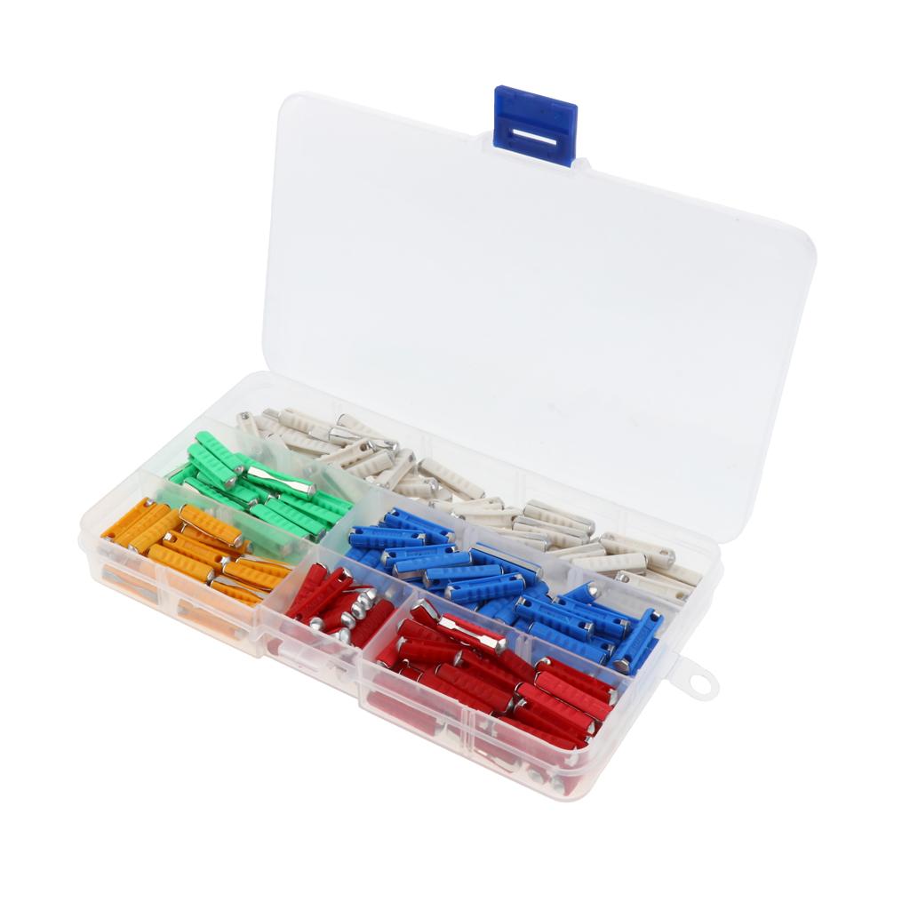 200pcs Auto Blade Fuse Assortment Set Car Electrical Fuses Truck