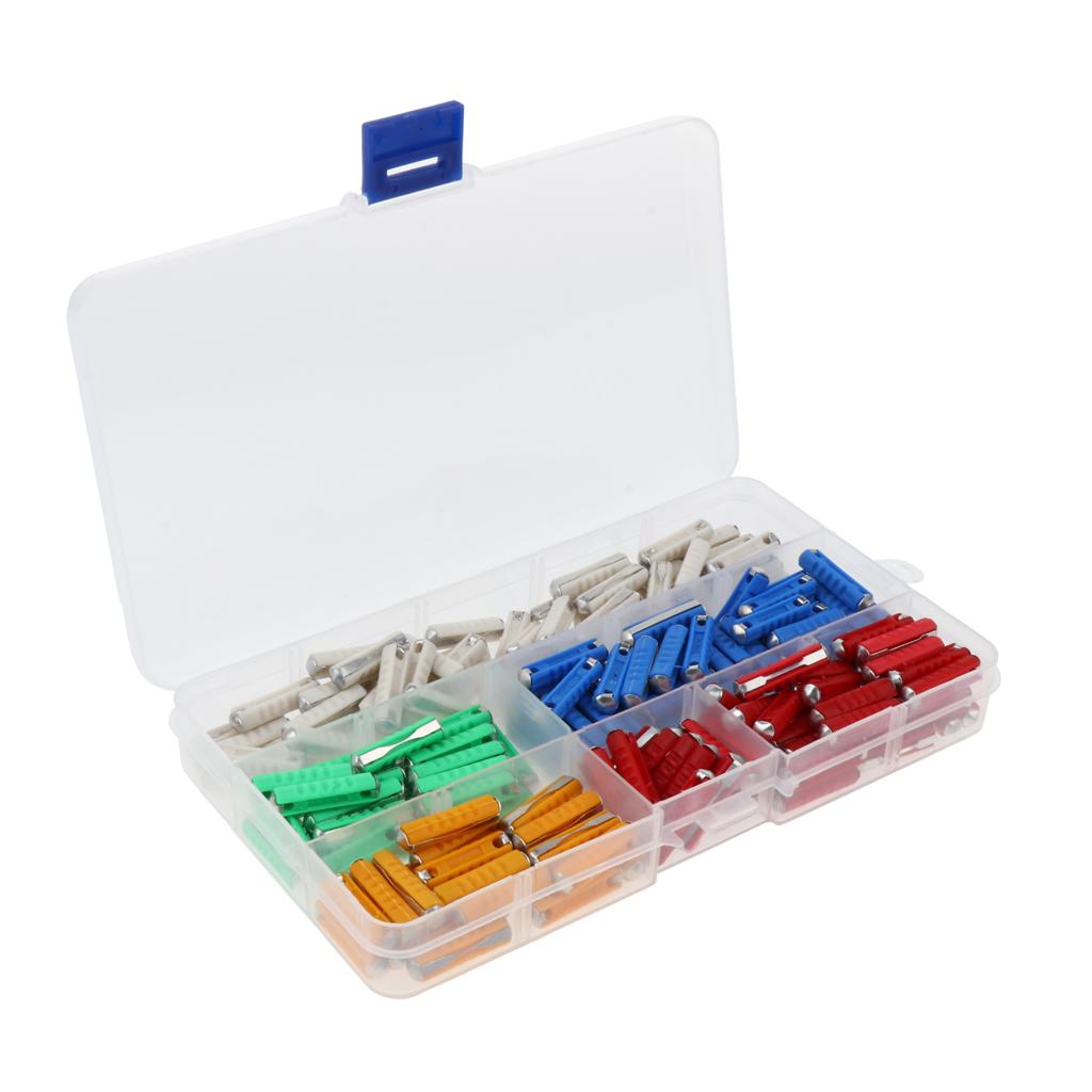 200pcs Auto Blade Fuse Assortment Set Car Electrical Fuses Truck