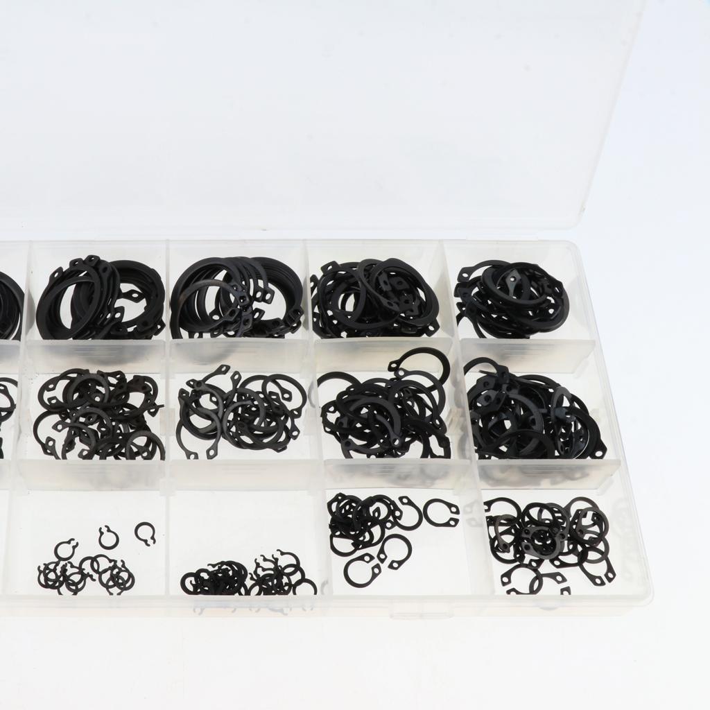 300PC EXTERNAL SNAP RING RETAINING HOOK CLIP FASTENER