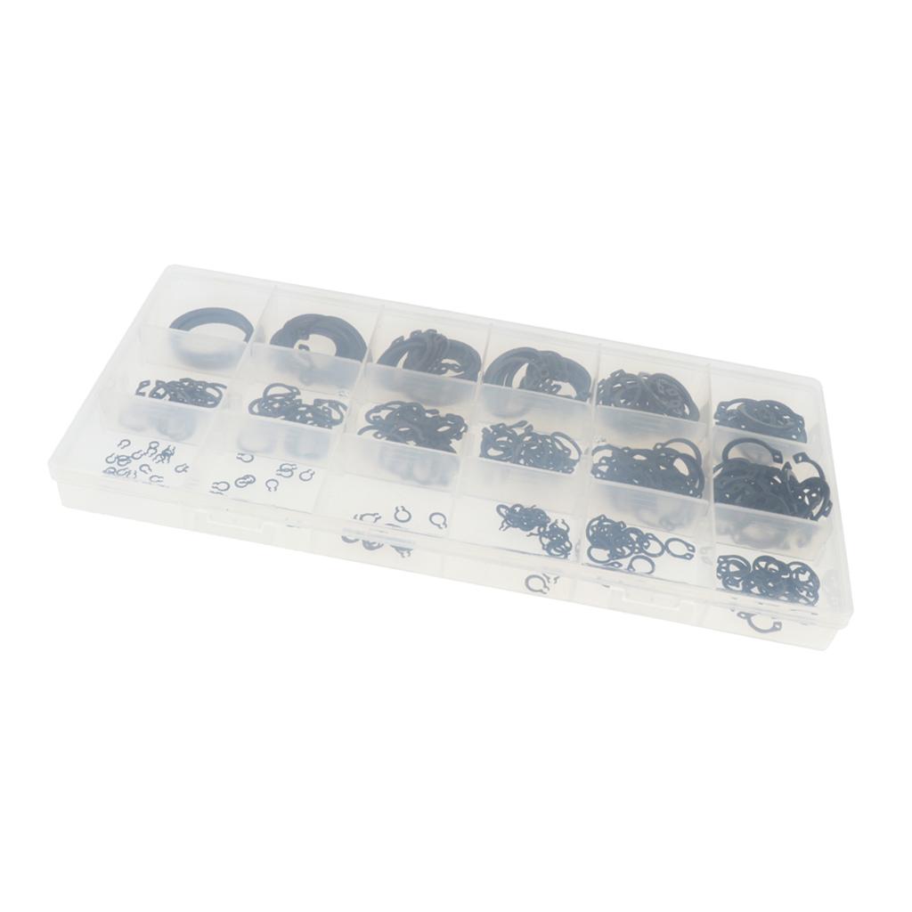 300PC EXTERNAL SNAP RING RETAINING HOOK CLIP FASTENER