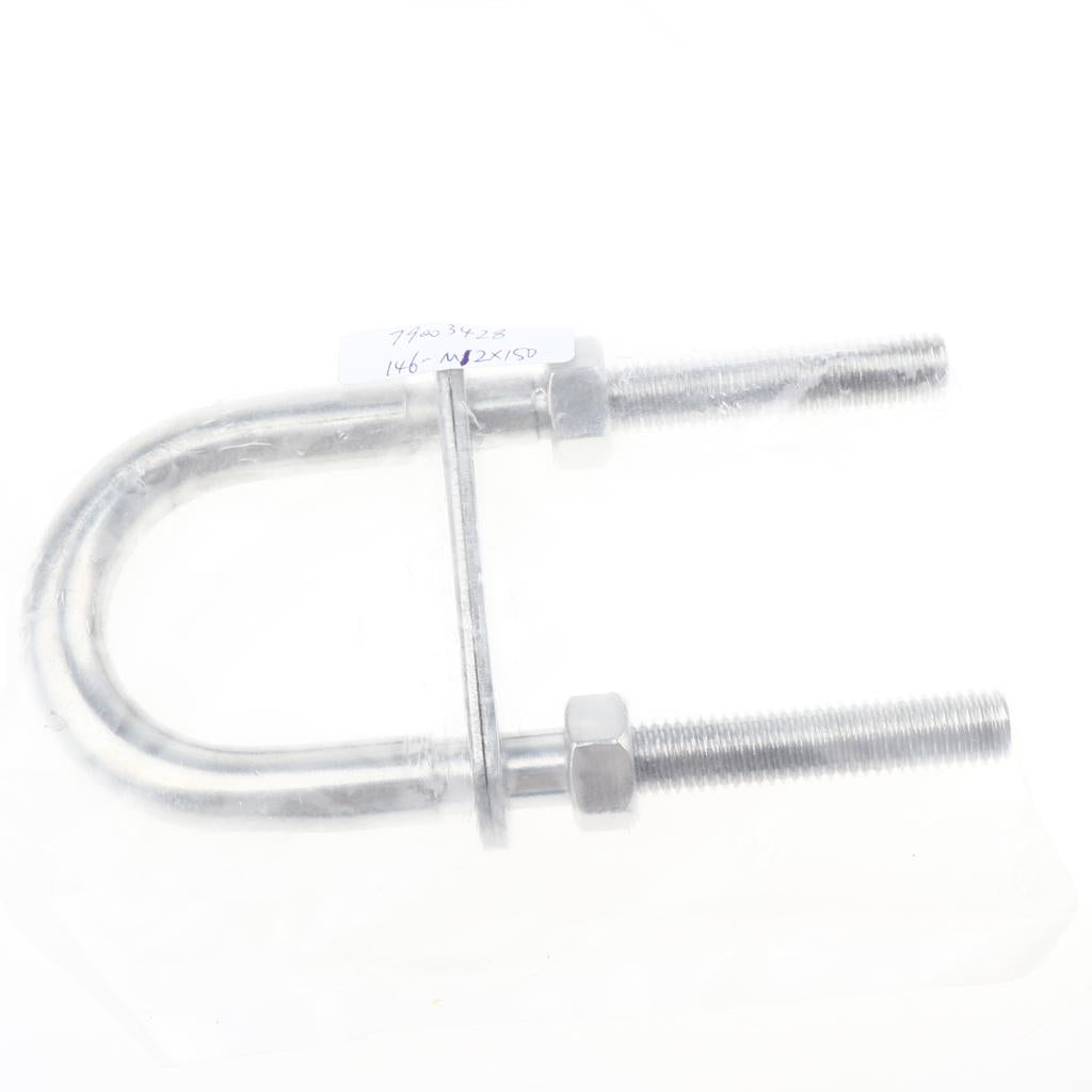 304 Stainless Steel Boat Bow / Stern Eye, U-Bolt, Marine Rigging M12*150