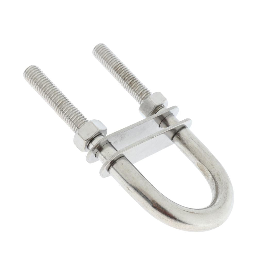 304 Stainless Steel Boat Bow / Stern Eye, U-Bolt, Marine Rigging M12*150