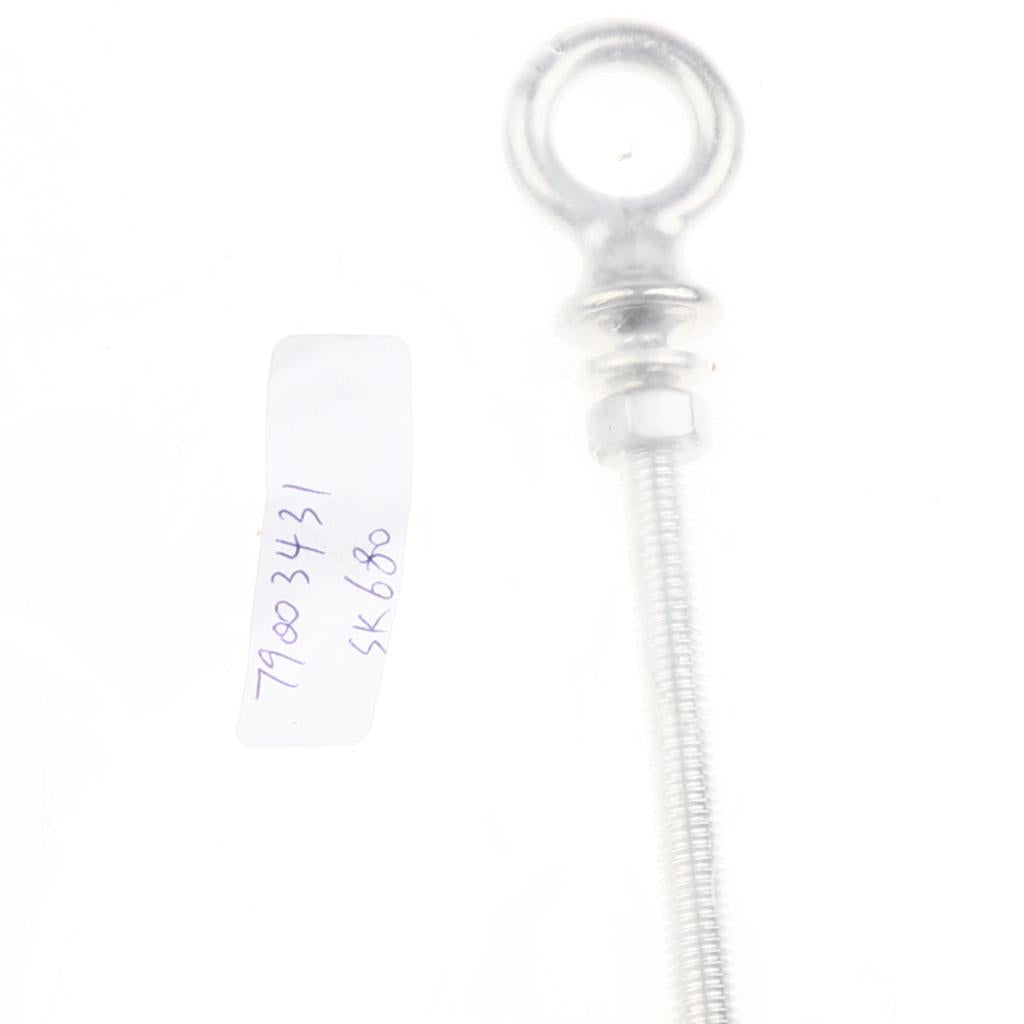 Stainless Steel Long Lifting Eye Bolt with Nut and Washer M6 80mm