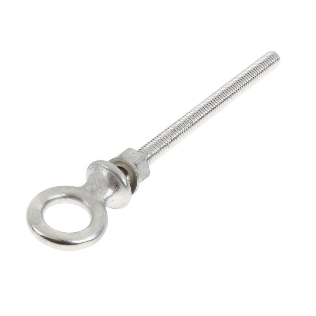 Stainless Steel Long Lifting Eye Bolt with Nut and Washer M6 80mm