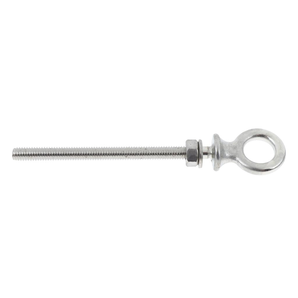 Stainless Steel Long Lifting Eye Bolt with Nut and Washer M6 80mm