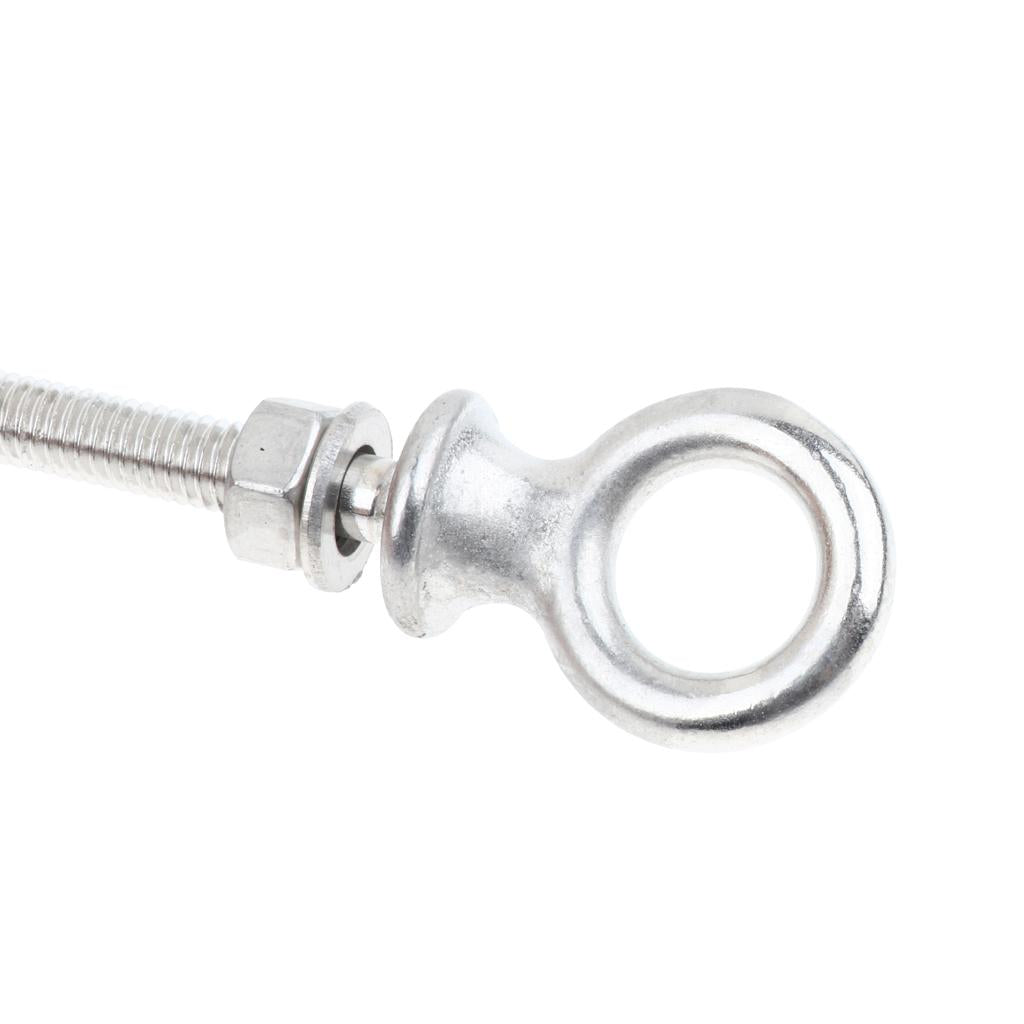 Stainless Steel Long Lifting Eye Bolt with Nut and Washer M6 80mm