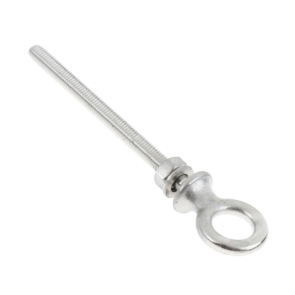 Stainless Steel Long Lifting Eye Bolt with Nut and Washer M6 80mm