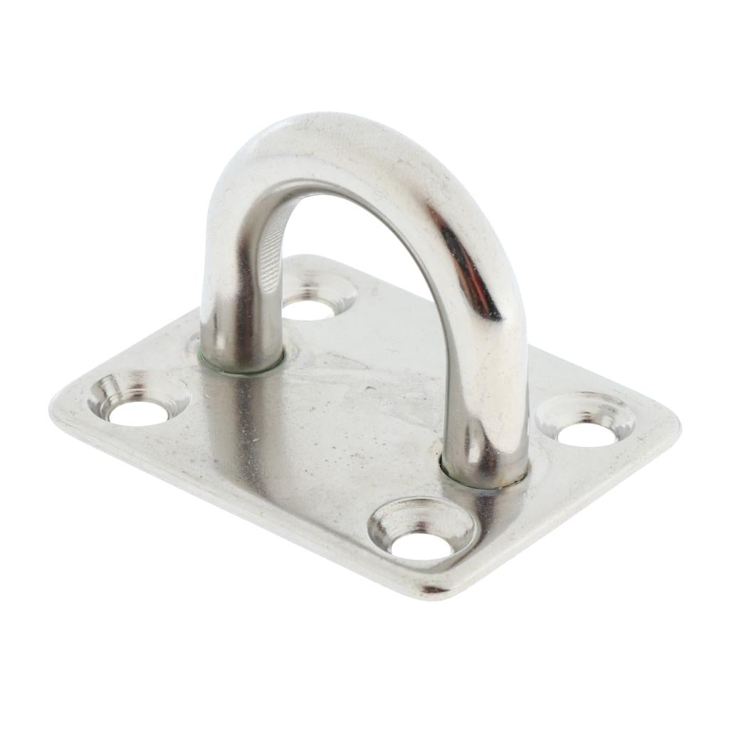 Stainless Steel 8mm Square Eye Plates for Marine Boat Yacht Sailboat Sailing