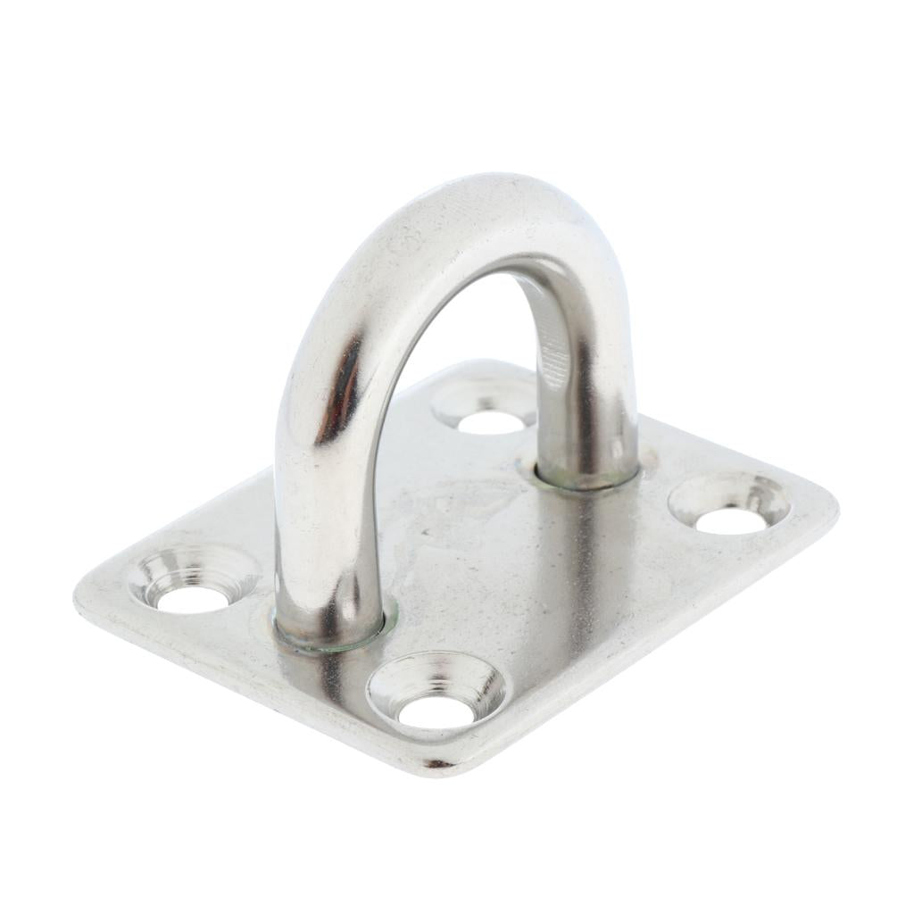 Stainless Steel 8mm Square Eye Plates for Marine Boat Yacht Sailboat Sailing