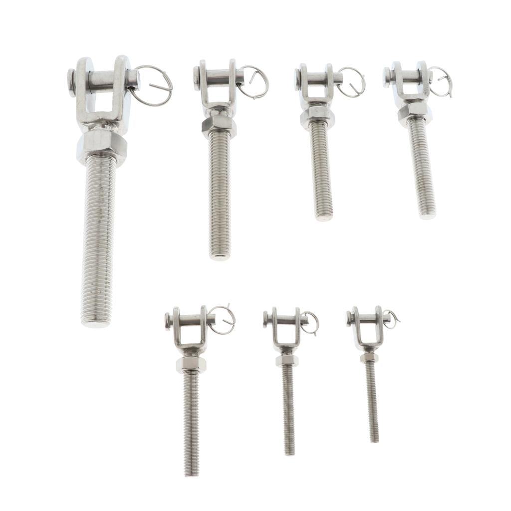 Stainless Steel Turnbuckle Bottle Screw Jaw Open Bolt Nut M10 (304)