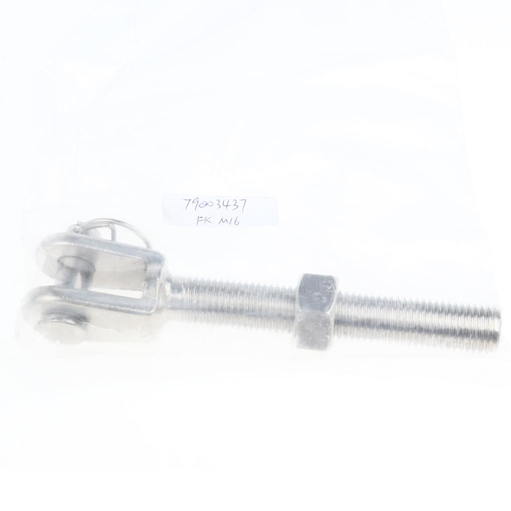 Stainless Steel Turnbuckle Bottle Screw Jaw Open Bolt with Nut M16 (316)