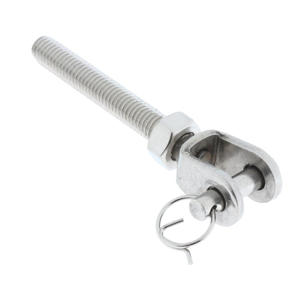 Stainless Steel Turnbuckle Bottle Screw Jaw Open Bolt Nut M8 (316)