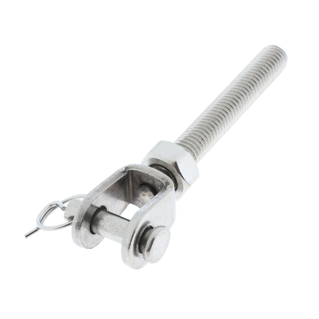 Stainless Steel Turnbuckle Bottle Screw Jaw Open Bolt Nut M8 (316)