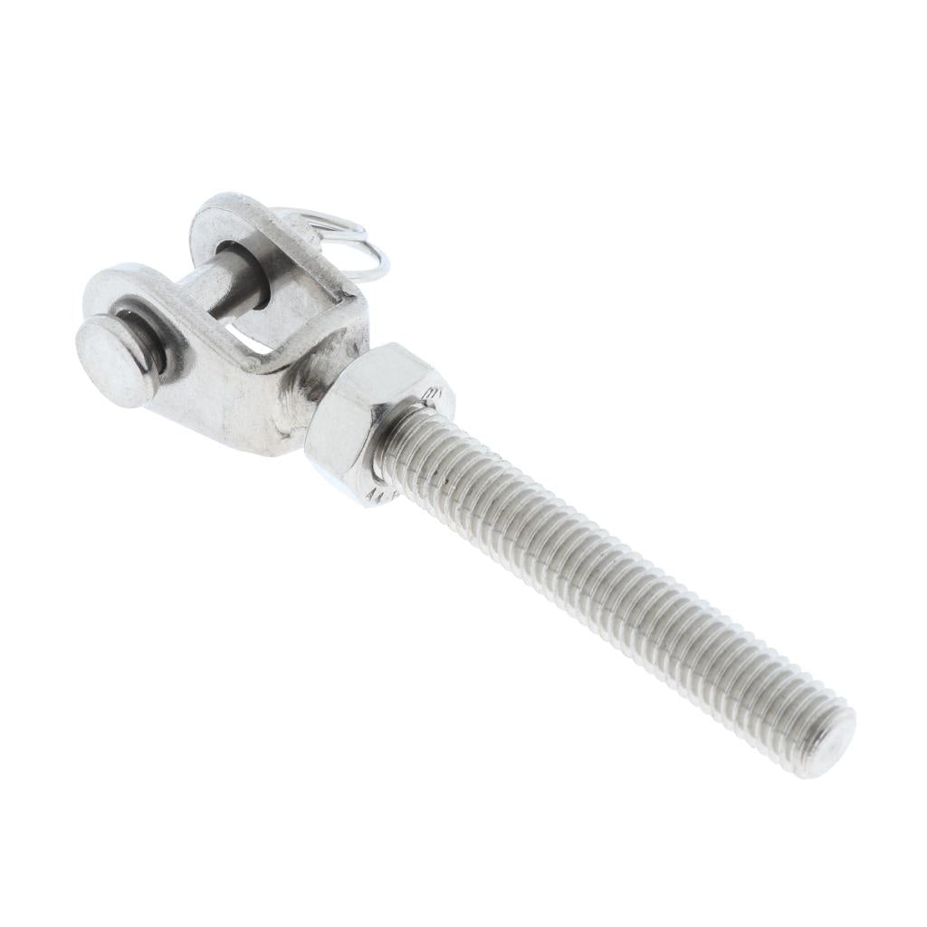 Stainless Steel Turnbuckle Bottle Screw Jaw Open Bolt Nut M8 (316)