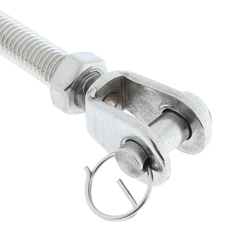 Stainless Steel Turnbuckle Bottle Screw Jaw Open Bolt with Nut M12 (316)