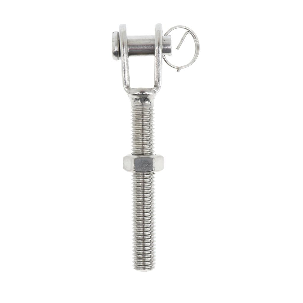 Stainless Steel Turnbuckle Bottle Screw Jaw Open Bolt with Nut M12 (316)