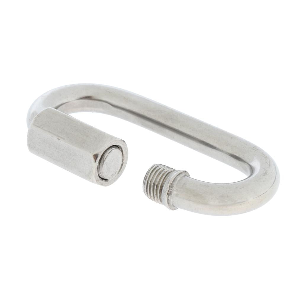 10mm Stainless Steel 304 Quick Links Chain Fastener Marine Hook Carabiner