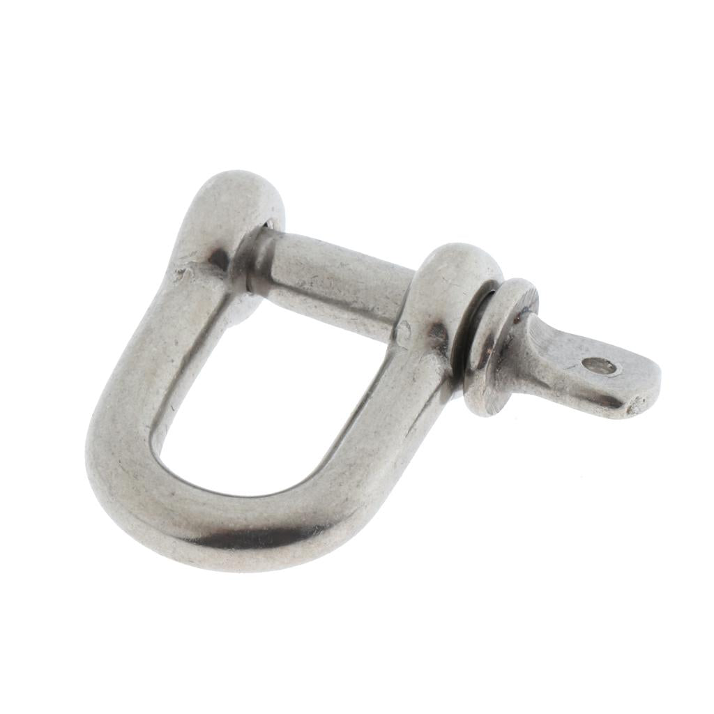 Stainless Steel D-Shackle Chain Shackle Rigging Fastener M4-M8 M4-4mm