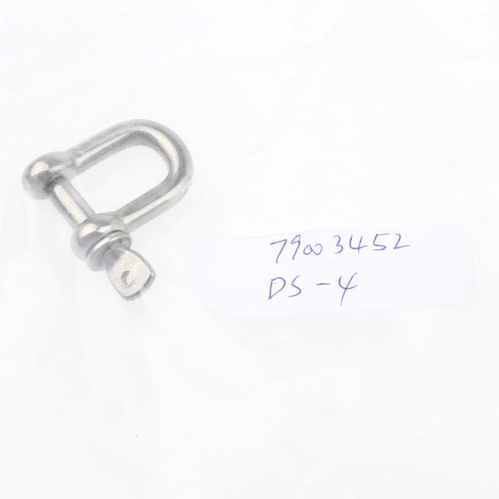 Stainless Steel D-Shackle Chain Shackle Rigging Fastener M4-M8 M4-4mm