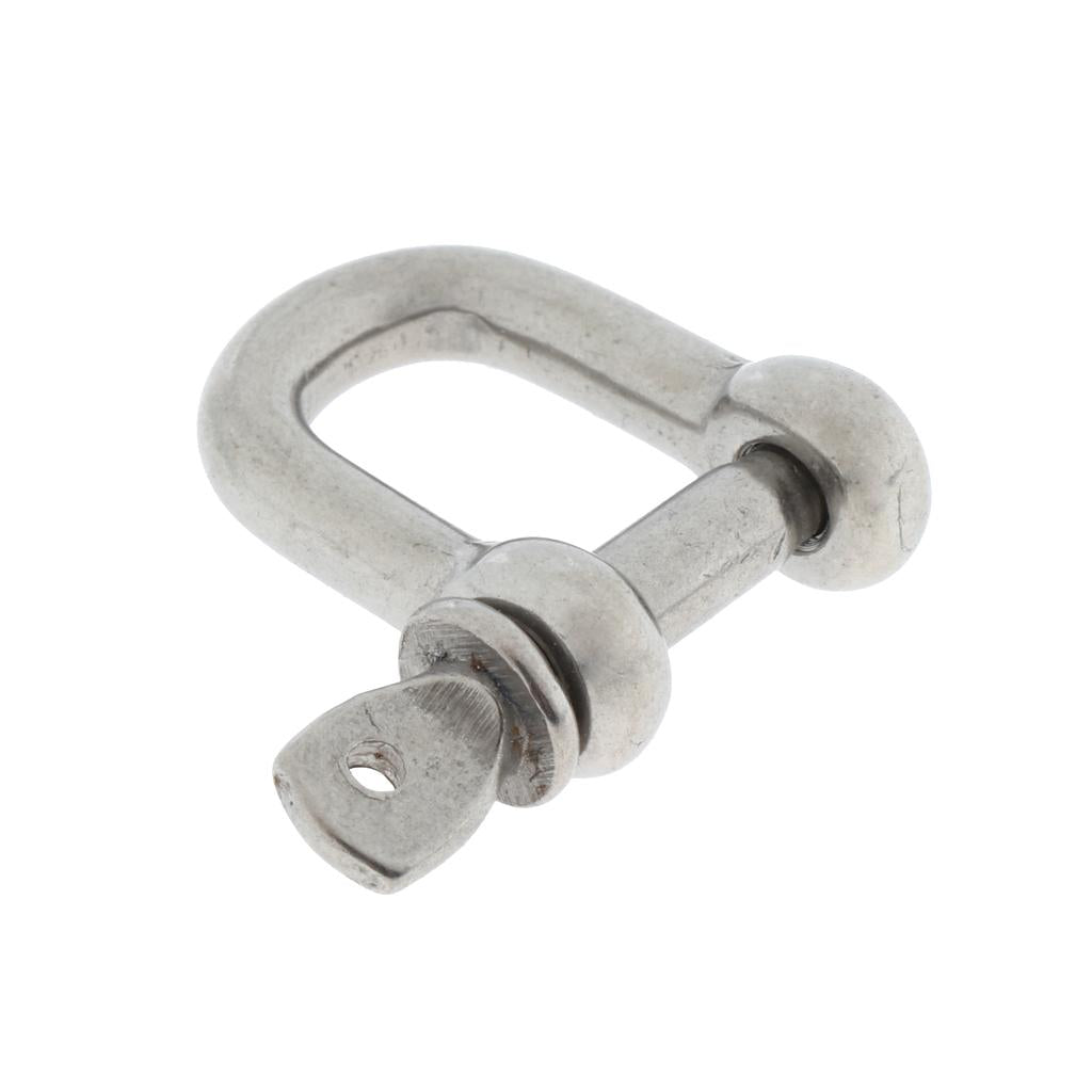 Stainless Steel D-Shackle Chain Shackle Rigging Fastener M4-M8 M4-4mm